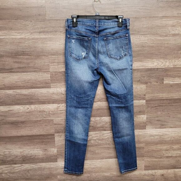 J Brand Maria Jeans Size 29 Womens Blue Medium Wash‎ Distressed High Rise Denim - Picture 3 of 13